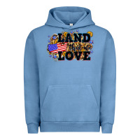 Pigment Pebble Blue Land that we love 4th of July Urban Hoodie - Neo Western