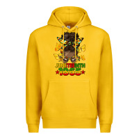 Lemon juneteenth 1865 afro bun Premium Hoodie - HRA Design Shop