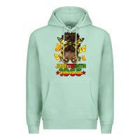 Seafoam juneteenth 1865 afro bun Premium Hoodie - HRA Design Shop