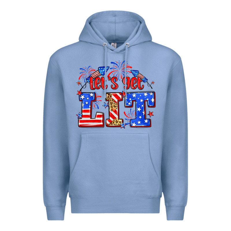 Let's Get Lit 4th Of July Premium Hoodie by Neo Western | Teevron