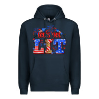 Navy Let's get lit 4th of July Premium Hoodie - Neo Western