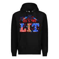 Black Let's get lit 4th of July Premium Hoodie - Neo Western