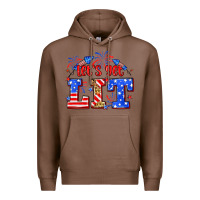 Chestnut Let's get lit 4th of July Premium Hoodie - Neo Western