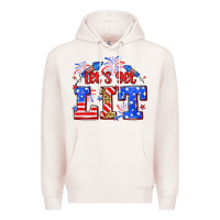 Pale Pink Let's get lit 4th of July Premium Hoodie - Neo Western