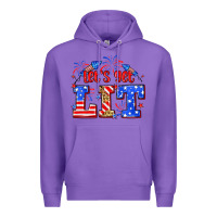 Purple Let's get lit 4th of July Premium Hoodie - Neo Western
