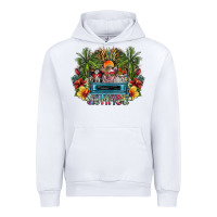 White summer Urban Hoodie - SublimationCraftShop