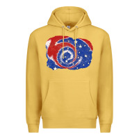 Antique Gold Patriotic tie dye background 4th of july Premium Hoodie - CowGirlArtShop