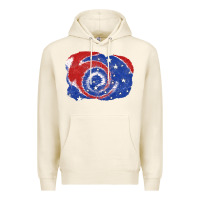 Tofu Patriotic tie dye background 4th of july Premium Hoodie - CowGirlArtShop
