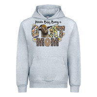 Heather Grey kinda busy being a goat mom Urban Hoodie - CowhideDigitalArt