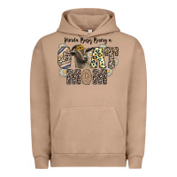 Pigment Burro kinda busy being a goat mom Urban Hoodie - CowhideDigitalArt