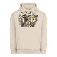 Pigment French Oak kinda busy being a goat mom Urban Hoodie - CowhideDigitalArt