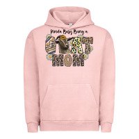 Pigment Salmon kinda busy being a goat mom Urban Hoodie - CowhideDigitalArt