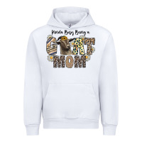 White kinda busy being a goat mom Urban Hoodie - CowhideDigitalArt