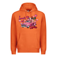 Carrot loads of love valentine's day farm truck Premium Hoodie - FaDigitalArtStudio