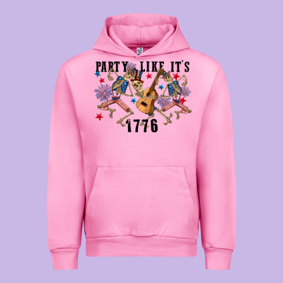 Party Like Its 1776 4th Of July Urban Hoodie Designed By Cowgirlartshop