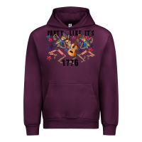 Mauve Wine Party like its 1776 4th of july Urban Hoodie - CowGirlArtShop