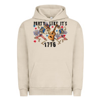 Pigment French Oak Party like its 1776 4th of july Urban Hoodie - CowGirlArtShop