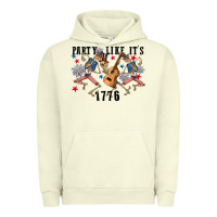 Pigment Pistachio Party like its 1776 4th of july Urban Hoodie - CowGirlArtShop