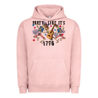 Pigment Salmon Party like its 1776 4th of july Urban Hoodie - CowGirlArtShop