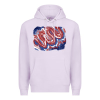 Lilac Patriotic tie dye background Premium Hoodie - CowGirlArtShop