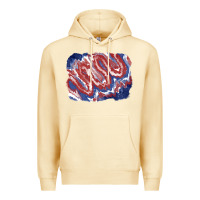Pina Colada Patriotic tie dye background Premium Hoodie - CowGirlArtShop