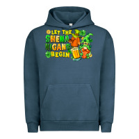 Pigment Midnight Navy let the shenanigans begin Urban Hoodie - FaDigitalArtStudio