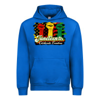 Cobalt juneteenth celebrate freedom Urban Hoodie - HRA Design Shop