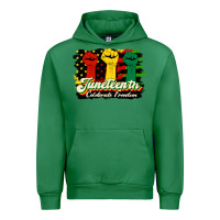 Emerald juneteenth celebrate freedom Urban Hoodie - HRA Design Shop