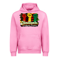 Fuchsia Pink juneteenth celebrate freedom Urban Hoodie - HRA Design Shop