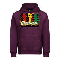 Mauve Wine juneteenth celebrate freedom Urban Hoodie - HRA Design Shop