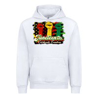 White juneteenth celebrate freedom Urban Hoodie - HRA Design Shop