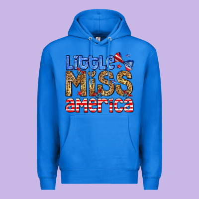 Little Miss America Premium Hoodie Designed By Neo Western