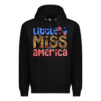 Black Little miss America Premium Hoodie - Neo Western