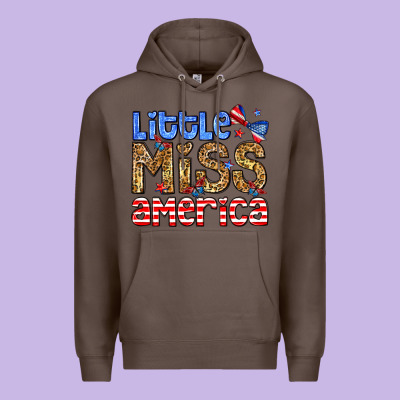 Little Miss America Premium Hoodie Designed By Neo Western