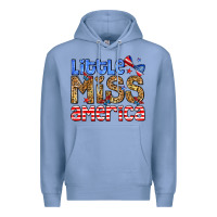 Colony Blue Little miss America Premium Hoodie - Neo Western