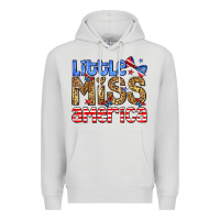 Dove Grey Little miss America Premium Hoodie - Neo Western