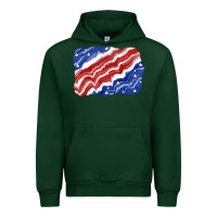 Forest Green Patriotic tie dye background 4th of july Urban Hoodie - CowGirlArtShop
