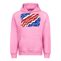 Fuchsia Pink Patriotic tie dye background 4th of july Urban Hoodie - CowGirlArtShop