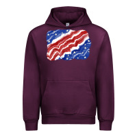 Mauve Wine Patriotic tie dye background 4th of july Urban Hoodie - CowGirlArtShop