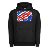 Pigment Black Patriotic tie dye background 4th of july Urban Hoodie - CowGirlArtShop