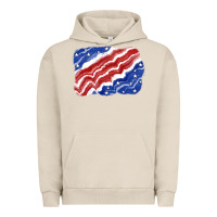 Pigment French Oak Patriotic tie dye background 4th of july Urban Hoodie - CowGirlArtShop