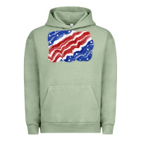 Pigment Oil Green Patriotic tie dye background 4th of july Urban Hoodie - CowGirlArtShop