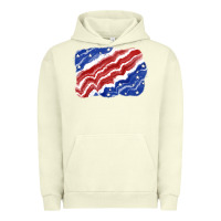 Pigment Pistachio Patriotic tie dye background 4th of july Urban Hoodie - CowGirlArtShop
