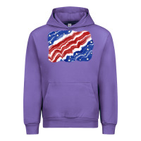 Tulip Patriotic tie dye background 4th of july Urban Hoodie - CowGirlArtShop