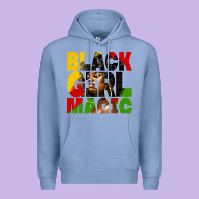Black Girl Magic Juneteenth Premium Hoodie Designed By Hra Design Shop
