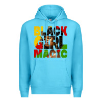 Ocean Blue black girl magic juneteenth Premium Hoodie - HRA Design Shop