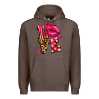 Coffee love lips Premium Hoodie - FaDigitalArtStudio