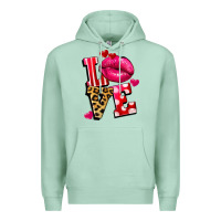 Seafoam love lips Premium Hoodie - FaDigitalArtStudio