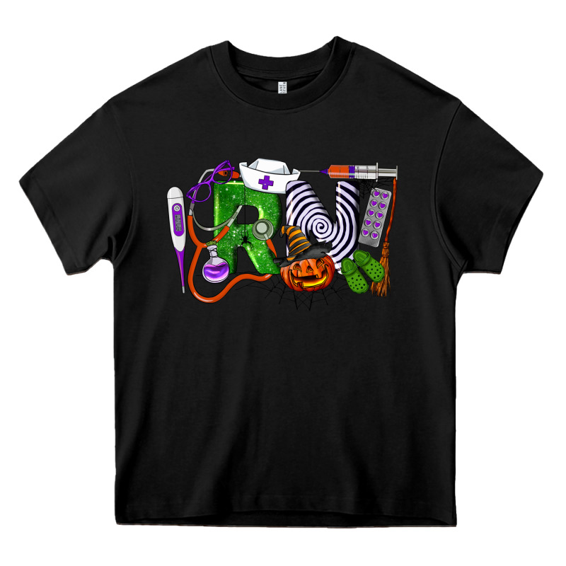 Halloween Rn Registered Nursehalloween Rn Register Heavy Core Tee by LillyAllenDesigns | Teevron