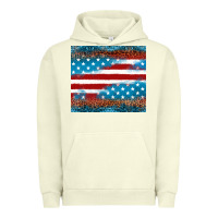 Pigment Pistachio Leopard glitter American flag tumbler Urban Hoodie - Neo Western